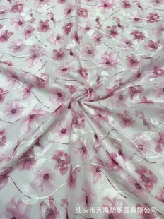 Manufacturers direct new spot chiffon printing embroidery minority temperament dress shirt children's wear fabric