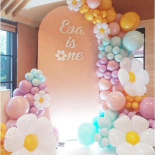 New Sunflower Little Daisy Balloon Chain Set Birthday Wedding Party Decoration Balloon Venue Layout