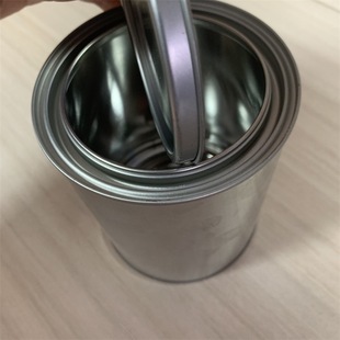 Оптовая продажа утолщенные жесть 1L краска краска банка 1 кг металлическая круглая железная бочка железная бочка