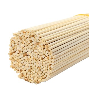 Barbecue bamboo stick wholesalers use disposable fried skewers wooden stick alms bowl chicken roast sausage candied gourd cotton candy tools