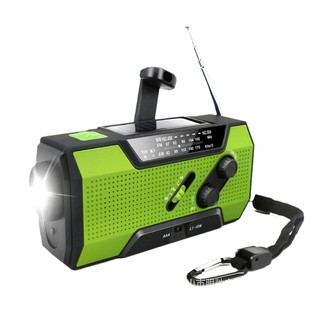 Amazon Multi-function Emergency Radio Hand Rechargeable Solar Radio Weather Warning SOS Radio