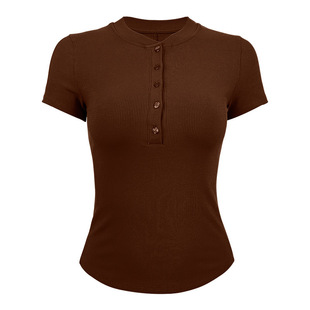 Slim-fit Yoga Clothing Women's Summer Sports Top Running Short-sleeved T-shirt Professional Pilates Training Fitness Clothing suit