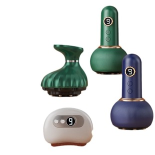 Strict selection of portable intelligent electric scraping instrument heating can vacuum negative pressure cupping suction massage meridian brush