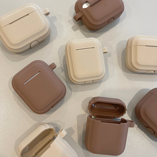 Простой осенний и зимний нежный ветер наушники подходит для Apple AirPods2 Bluetooth наушники 4 защитный чехол Pro силикон 3