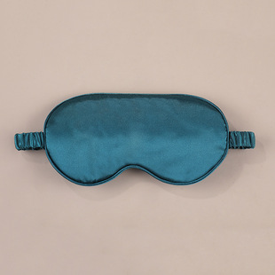 Double-sided silk eye mask breathable sleep shading eye mask Amazon multi-color gift edging sleep eye mask spot