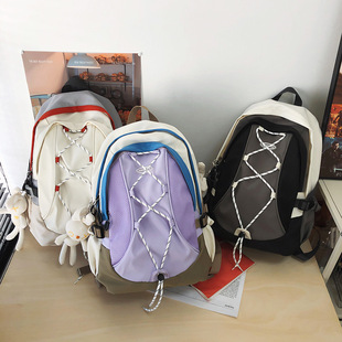 Outdoor Sports Bag Campus Female College Students High School Students Junior High School Travel Large Capacity Backpack Computer Backpack