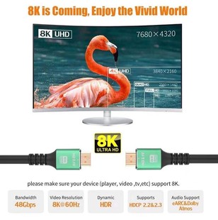 HDMI HD кабель версии 2.1 8K 60HZ кабель для передачи данных HDMI кабель для монитора компьютера