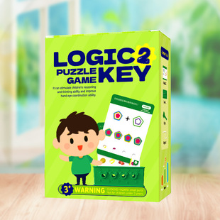 Трансграничный логический ключ Английская версия English Logic Key puzzle game Детская развивающая игрушка