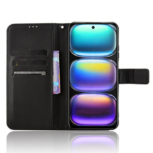 Hot 50i 4G Mobile Phone Case Infinix Hot50 5G Mobile Phone Leather Case Flip Card Diamond Pattern