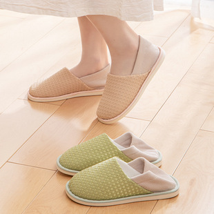 Yuezi Shoes Spring and Autumn Bag Heel Postpartum Pregnant Women's Shoes Autumn and Winter Pure Cotton Soft Bottom Breathable Indoor Maternal Home Cotton Slippers for Women