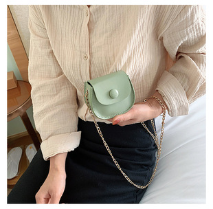 Explosive high-end feeling mini small bag chain mouth red envelope diagonal bag women's trendy all-match shoulder bag high-end mobile phone bag