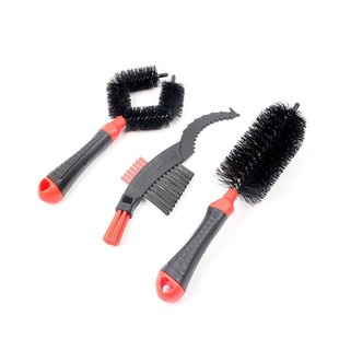 In stock wheel hub cleaning brush 3-piece bicycle motorcycle cleaning brush car wheel cleaning artifact