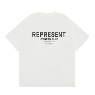 REPRESENT VINTAGE basic slogan letter printing washed old fashion FOG short sleeve T-shirt ZGPB