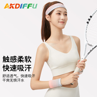 Sports Wrist Guard Wrist Cover Sweat Wipe Comfortable Sprain Wrist Band Badminton Tennis Joint Cover Sweat Absorbing Hair Band Manufacturers