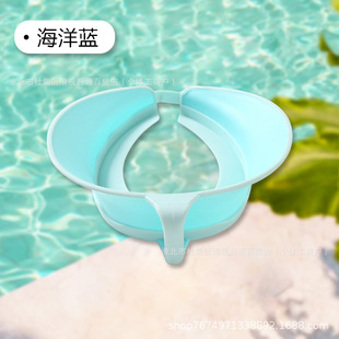 Baby Shampoo Artifact Children's Waterproof Shower Cap Adjustable Integral Soft Rubber Ear Protection Baby Shower Water Resistant Shampoo Cap