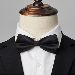 Solid Color Pattern Bow Tie Men's Wedding Groom's Wedding Best Man's Suit Black Red Blue Men's Bow Banquet Trendy