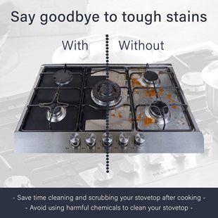0.2MM Thick Teflon Reusable Gas Stove Cleaning Mat Gas Stove Mat Gas Stove Protection Mat