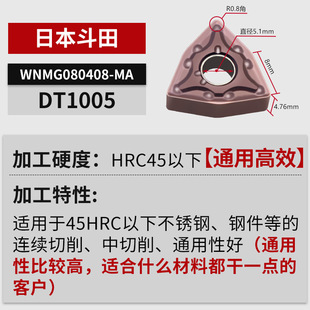 WNMG080408 с ЧПУ круглый токарный нож