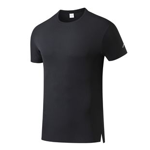 Dijia Quick-drying Lightweight Sports Short-sleeved Anti-bacterial Cool-feeling Moisture-absorbing Marathon Running T-shirt Sweat Suit for Men and Women