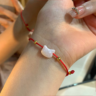 [Explosions Bracelet Collection] White Beaded Bracelet Antique Fresh Fashion Double Layer Stacked Student Girlfriend Bracelet