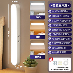 Cross-border magnetic desk lamp dormitory study desk eye protection LED tube bedside charging remote control cool lamp