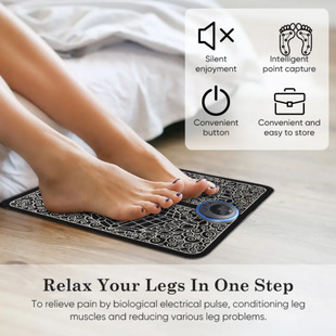 Pulse Foot Massage Mat EMS Physiotherapy Foot Massage Machine Foot Massage Mat Micro Current Foot Massager