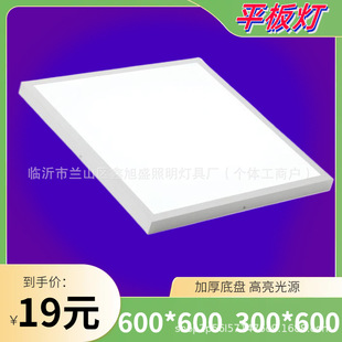 600*600 integrated ceiling straight light panel light 300*600 panel light gypsum board mineral wool board ceiling flat