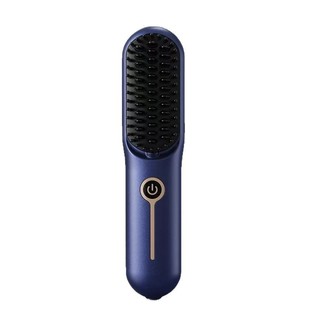 Explosions wireless straight hair comb negative ion charging curling iron straight dual-purpose portable without hurting hair 3-speed temperature control