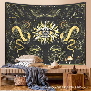 Bohemian Rich Tapestry Amazon Foreign Trade Cross-border Abstract Tapestry Bedroom Living Room Room Decorative Hanging Cloth