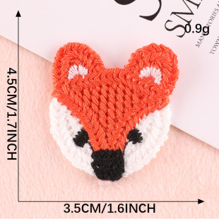 Hand account DIY patch computer embroidery label small animal clothing hair accessories cloth label water soluble Zhang Zi embroidery cloth sticker