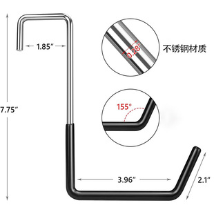 Rafter Hooks Load-Bearing Metal Rafters Hook Cross-Border Bicycle Crossbar Ladder Storage S-Hook