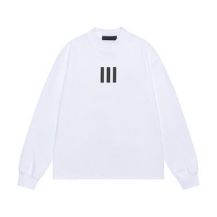 Fashionable Brand Classy Round Neck Essentials Long-Sleeved Spring & Fall Loose Classy Accessible Luxury Sports Bottoming Shirt for Men and Women