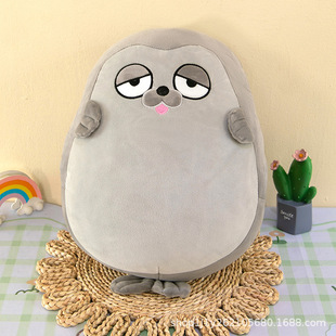 Cross-border seals look at plush toys marine animals children accompany gifts office nap pillow manufacturers wholesale