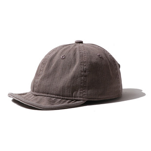 Hat men's summer casual fashion washed soft top baseball cap simple versatile small brim peaked cap women's fashion Korean style