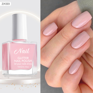 Nail dopamine solid color non-baking nail polish colorful water-based durable non-peeling nail jewelry white popular