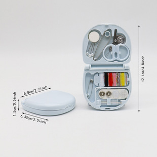 Travel portable mini sewing box hotel dormitory students hand DIY sewing tools small sewing kit