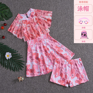 Children's Swimwear Girls Summer 2025 New Swimwear Small and Medium-sized Children's Western Style Girl's Piece Princess Dress Cartoon suit
