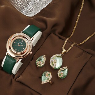 New women's diamond leather strap watch fashion rhinestone dial quartz watch simple casual fashion women's watch