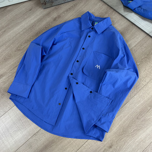 Couple's Quick-drying Breathable Water-repellent Mountain Outdoor Loose Comfortable Simple Lightweight Men's Long-sleeved Shirt