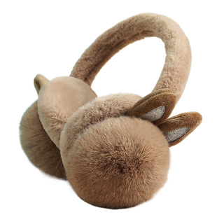 Warm earmuffs for women winter riding outdoor skiing running head-mounted earmuffs for students ear protection plush earmuffs