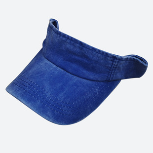 Cross-border Korean-style Sports Empty Top Casual Washable Cotton Denim Sunscreen Baseball Cap Men and Women Can Make Hat