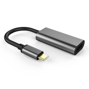 Конвертер Type-C в HDMI 4K HD для подключения ноутбука Портативный дисплей TNTGO Корпус из алюминиевого сплава