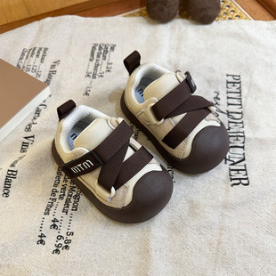 Baby's Soft Sole Toddler Shoes 2024 Autumn New Children's Shoes 1-3 Years Old Boys' and Children's Board Shoes Children's Baby Casual Shoes