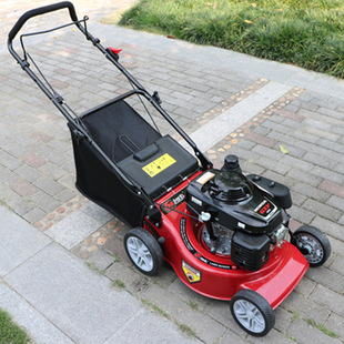 Block Greening Park Lawn Mower 18-inch Small Lawn Mower Hand Push Lightweight Gasoline Lawn Mower