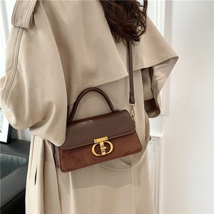 2024 New Crossbody Bag Retro High-end Fashion Trendy Small Bag All-match Women's Handbag for Four Seasons Cross-border