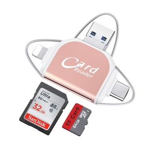 New multi-functional mobile phone U disk metal two-in-one tf/SD card for Apple Android Type-c mobile phone U disk
