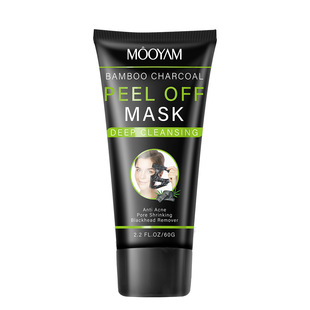 Bamboo Charcoal Blackhead Removal Tearing Mask Blackhead Removal Cleaning Mud Mask Blackhead Suction Nose Sticker Application Tearing Blackhead Nasal Mask