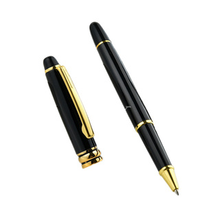 Wholesale Black Metal Signature Pen Gel Pen Business Gift Pen Ball Pen Advertising Water Pen logo