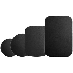 Electrophoretic Black Metal Magnetic Sheet Car Phone Holder Magnetic Accessories Strong Adhesive in Stock Wholesale