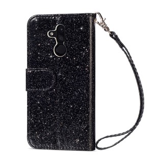 Cross Border Applicable Huawei Mate 20 Fashion Glitter Zipper Bag Lanyard Mobile Phone Case Mate 20 lite Set